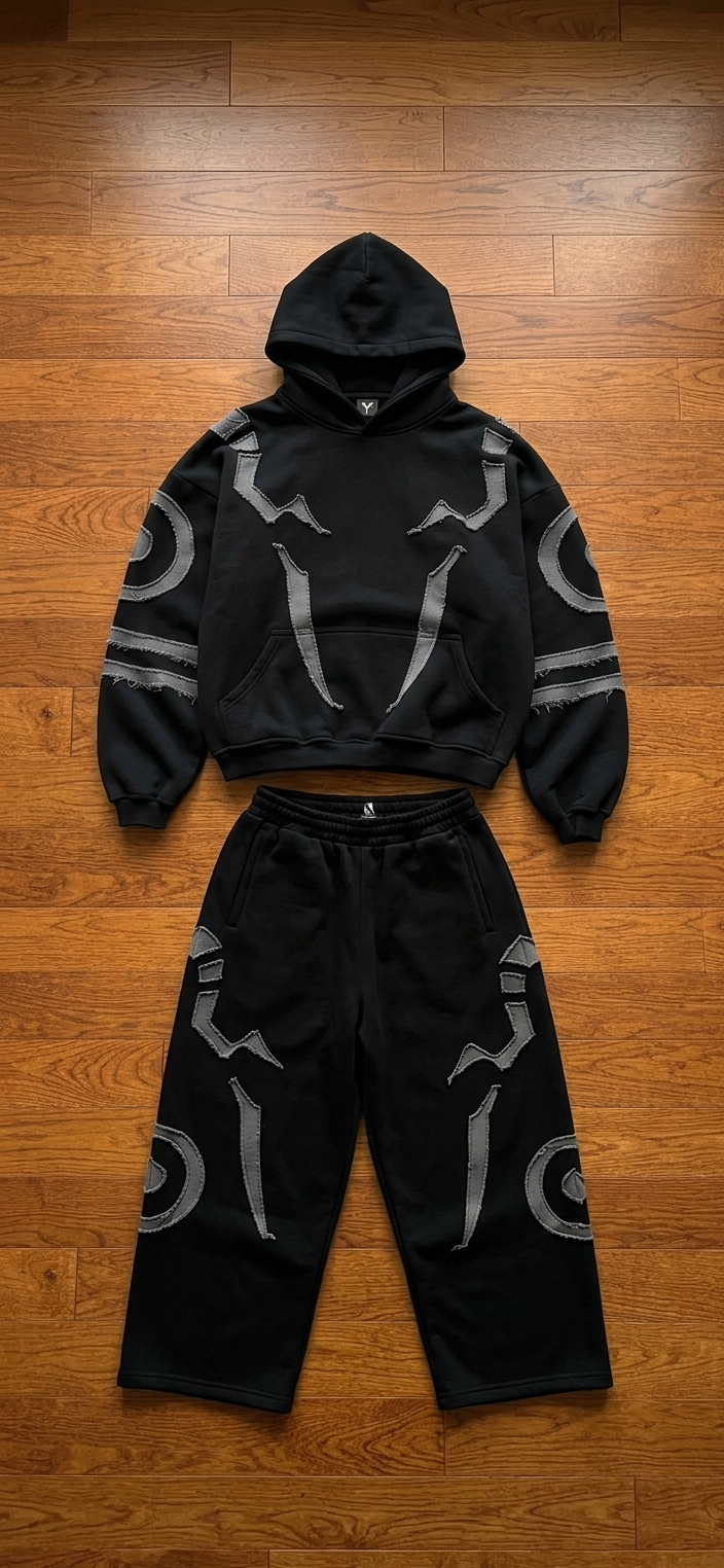 Sukuna Black Tracksuit